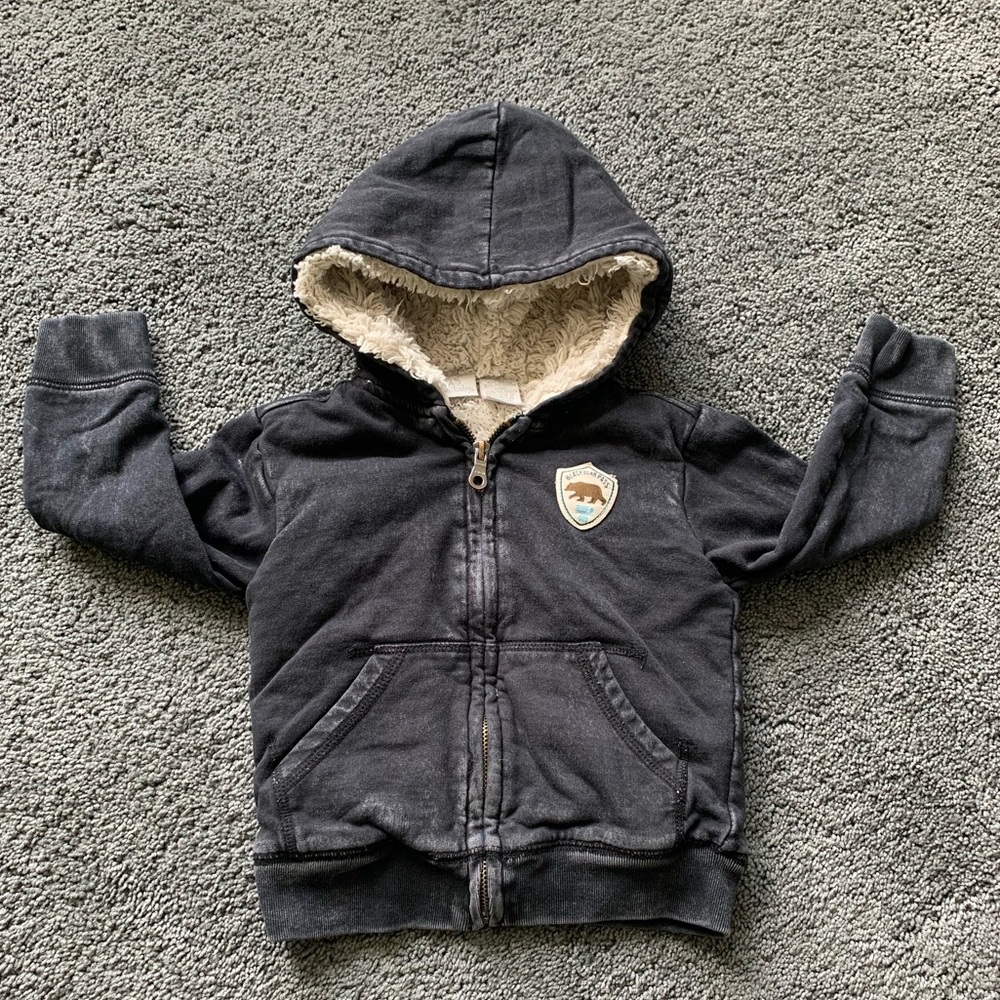 🦕Koala Baby (24m) Black Zip Up Hoodie🦕
